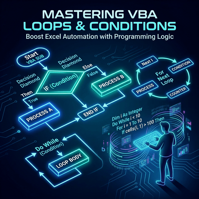 Vòng Lặp Và Điều Kiện Trong VBA: For, Do While, If Then Else