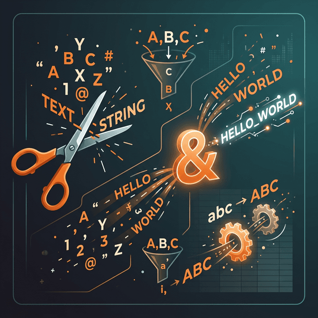 Các Hàm Xử Lý Chuỗi Trong Excel: LEFT, RIGHT, MID, TRIM, CONCATENATE