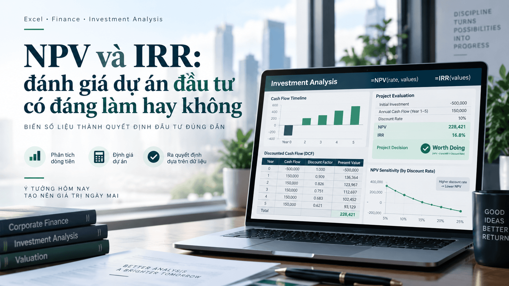 NPV và IRR: đánh giá dự án đầu tư có đáng làm hay không
