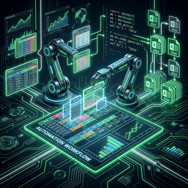 Tự Động Hóa Báo Cáo Excel Bằng Python: Openpyxl Và XlsxWriter