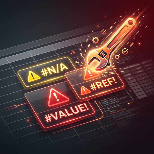 Xử Lý Lỗi Trong Excel: #N/A, #VALUE!, #REF!, #DIV/0! Và Cách Khắc Phục
