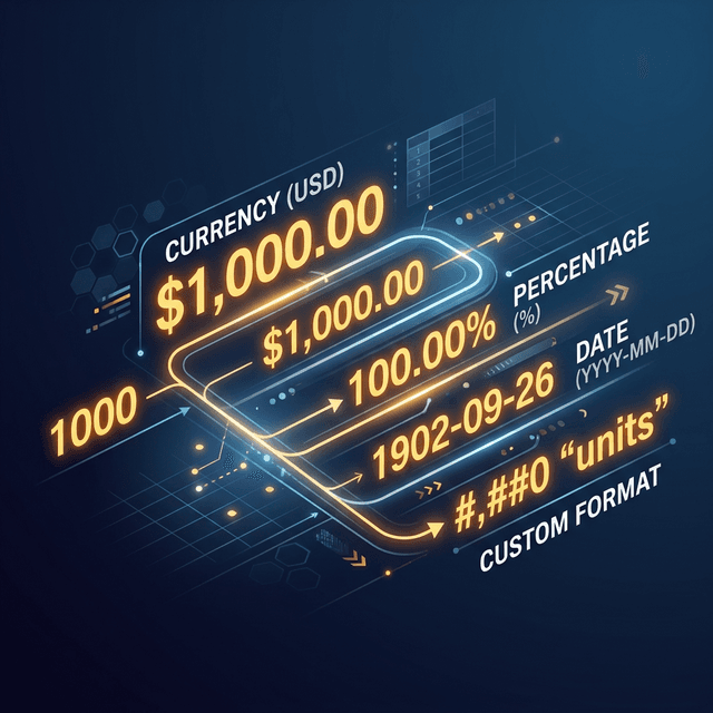 Format Số Trong Excel: Custom Number Format Từ Cơ Bản Đến Chuyên Nghiệp