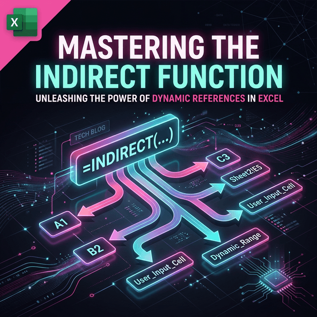 INDIRECT Và Tham Chiếu Động Trong Excel: Tạo Công Thức Linh Hoạt Vô Hạn