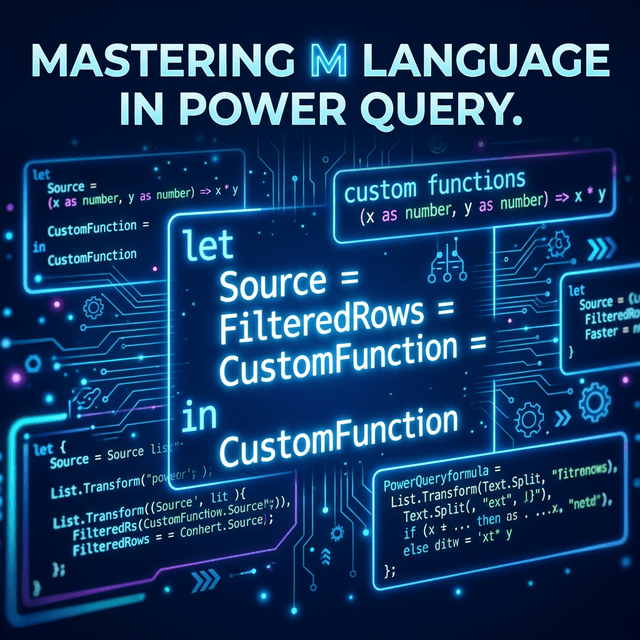 Ngôn Ngữ M Trong Power Query: Viết Công Thức Biến Đổi Dữ Liệu Nâng Cao