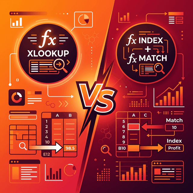 XLOOKUP vs INDEX/MATCH — Khi Nào Dùng Gì?