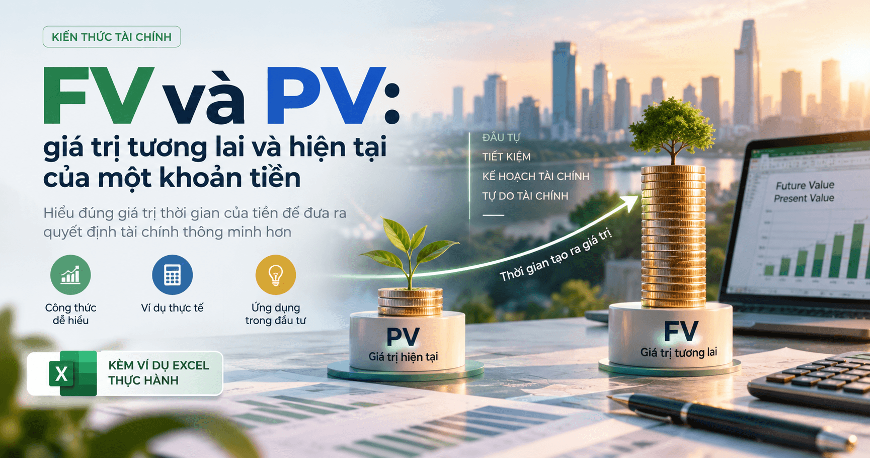FV và PV: giá trị tương lai và hiện tại của một khoản tiền