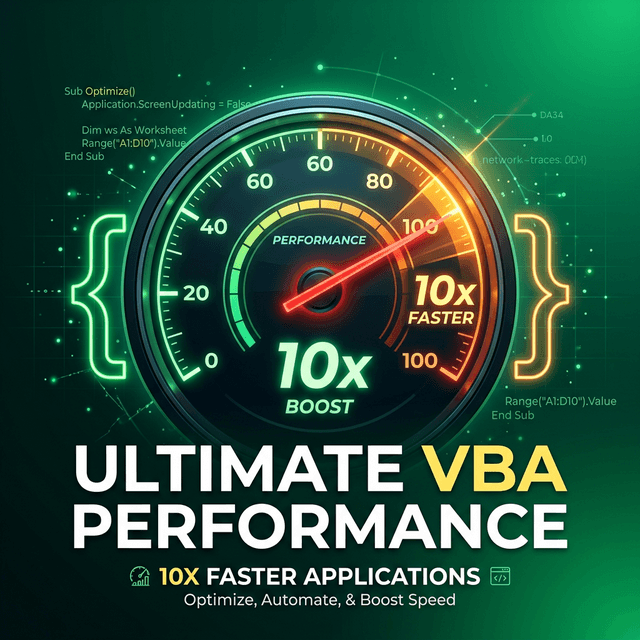 Tối Ưu Tốc Độ VBA: 10 Kỹ Thuật Khiến Macro Chạy Nhanh Gấp 10 Lần
