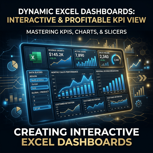 Dashboard Excel: Cách Tạo Bảng Điều Khiển Tương Tác Chuyên Nghiệp