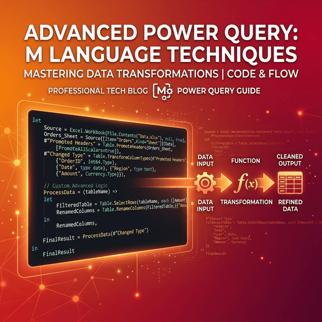 M Language Nâng Cao: Custom Functions, Error Handling Và Recursion Trong Power Query