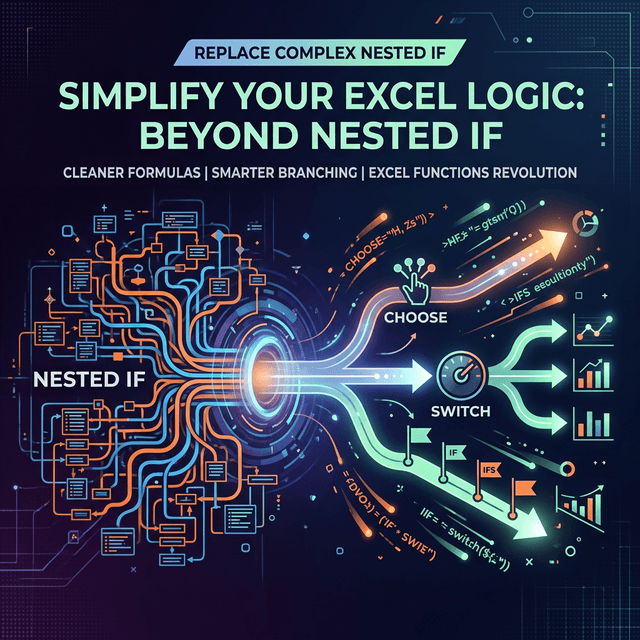 CHOOSE, SWITCH, IFS: Thay Thế Nested IF Cho Công Thức Sạch Hơn