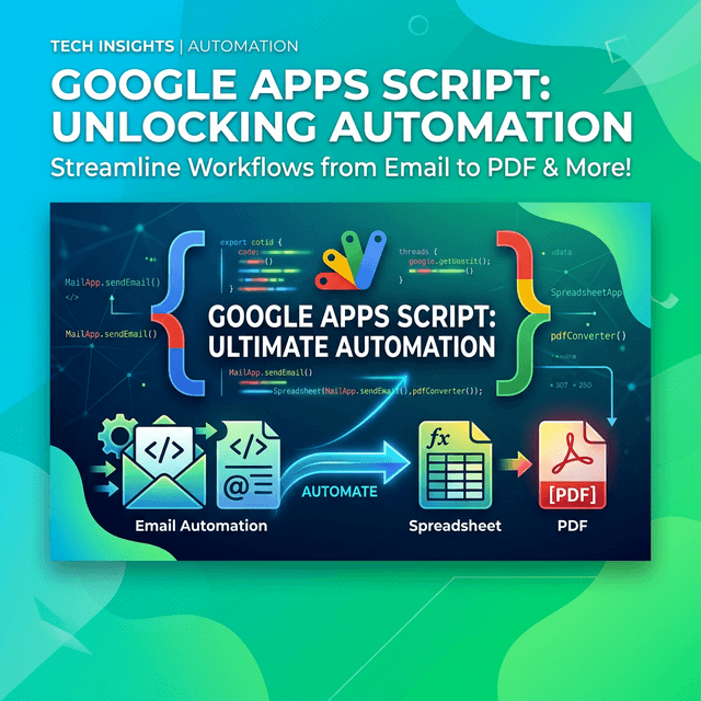 Google Apps Script: Tự Động Gửi Email, Tạo PDF Và Xử Lý Dữ Liệu Từ Google Sheets
