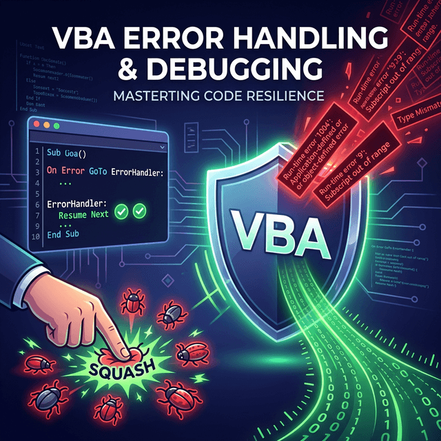 Xử Lý Lỗi Trong VBA: On Error, Err Object Và Debug Chuyên Nghiệp