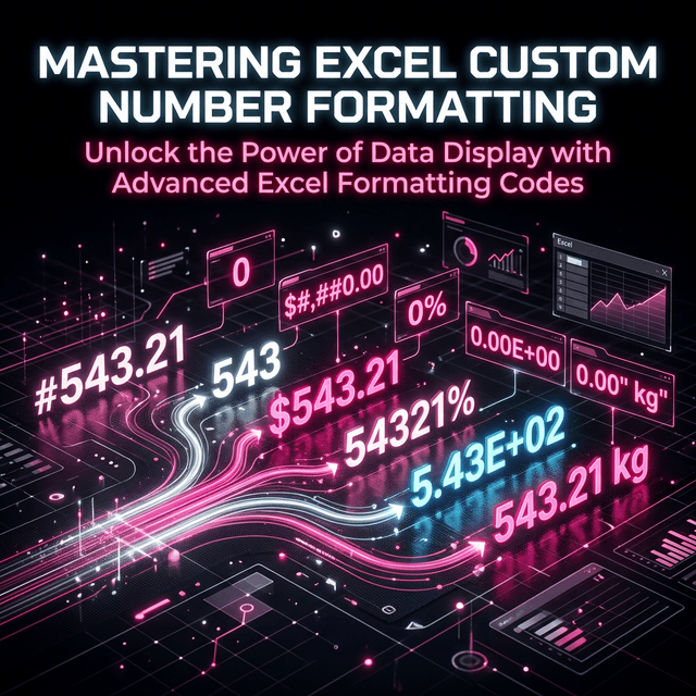 Custom Number Format Trong Excel: Tạo Định Dạng Số Theo Ý Muốn