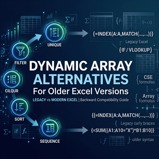 Thay Thế Dynamic Array Cho Excel Cũ