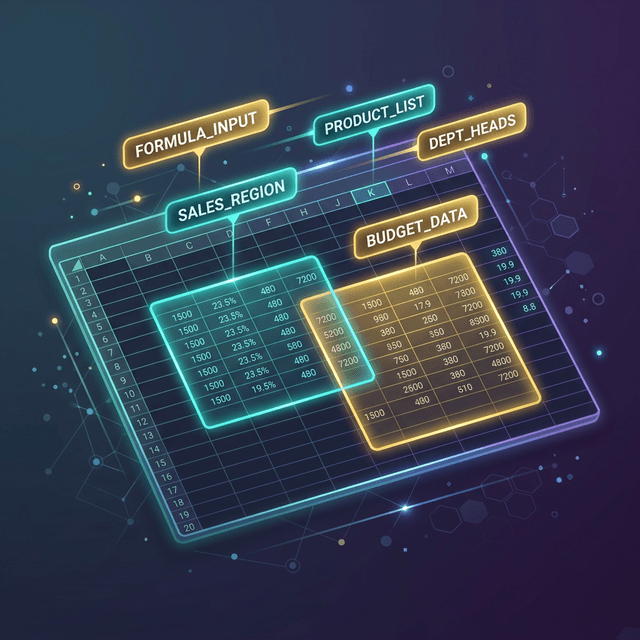 Named Range Trong Excel: Đặt Tên Cho Vùng Dữ Liệu Để Công Thức Dễ Đọc Hơn