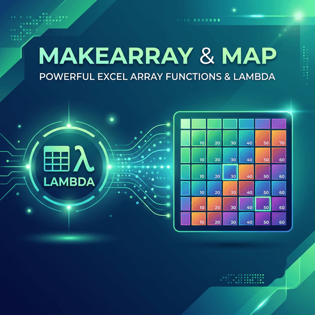 MAKEARRAY & MAP — Tạo Và Biến Đổi Mảng LAMBDA