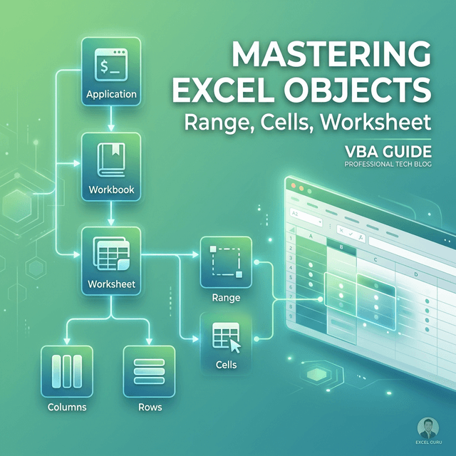 VBA Và Excel Objects: Range, Cells, Worksheet, Workbook — Hiểu Rõ Để Code Nhanh