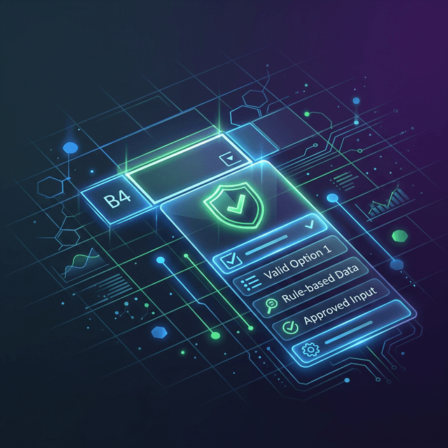 Data Validation Trong Excel: Kiểm Soát Dữ Liệu Đầu Vào Chặt Chẽ