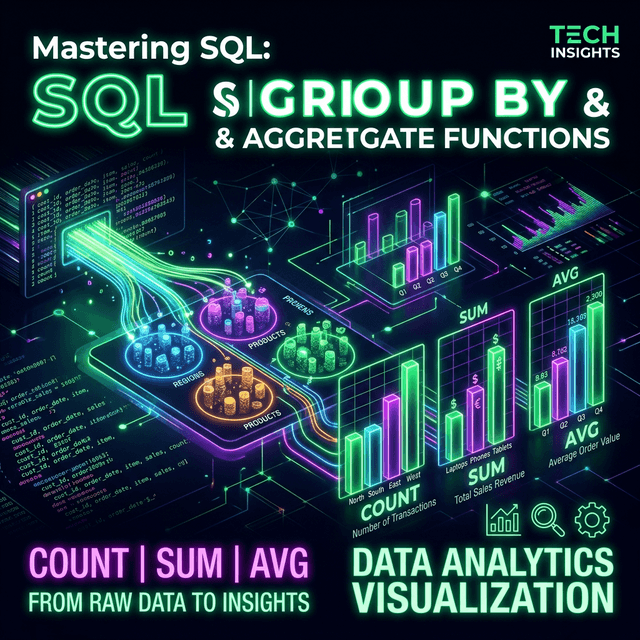GROUP BY Và Hàm Tổng Hợp Trong SQL: COUNT, SUM, AVG, MIN, MAX