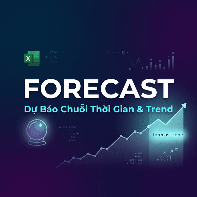 FORECAST & Dự Báo Chuỗi Thời Gian Trong Excel