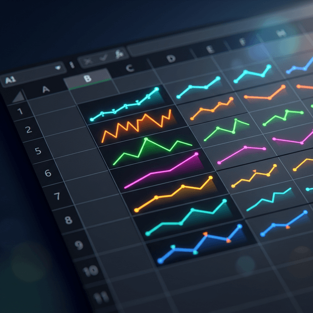Sparklines Trong Excel: Mini Chart Trong 1 Ô Giúp Dữ Liệu Sống Động