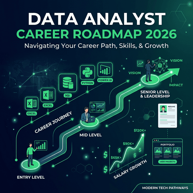 Lộ Trình Data Analyst 2026: Từ Zero Đến Offer Trong 6 Tháng